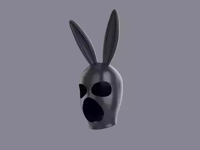 Bunny Latex Mask 3D model