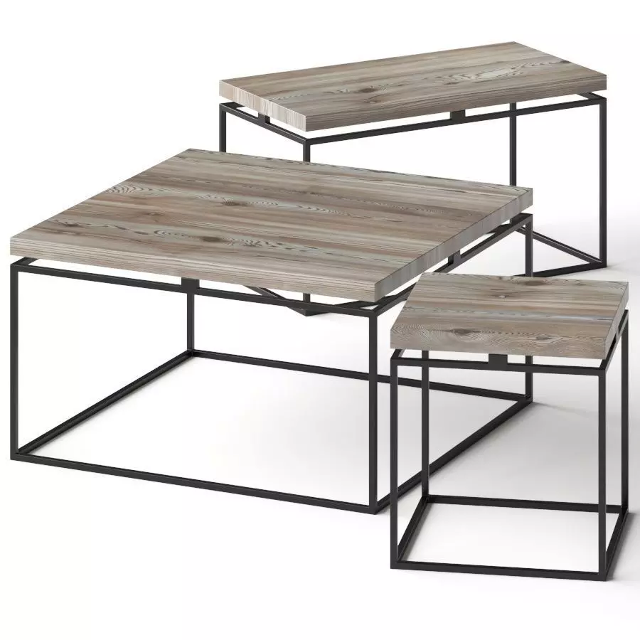 Garbarino Graphic Coffee Tables 3D model_0