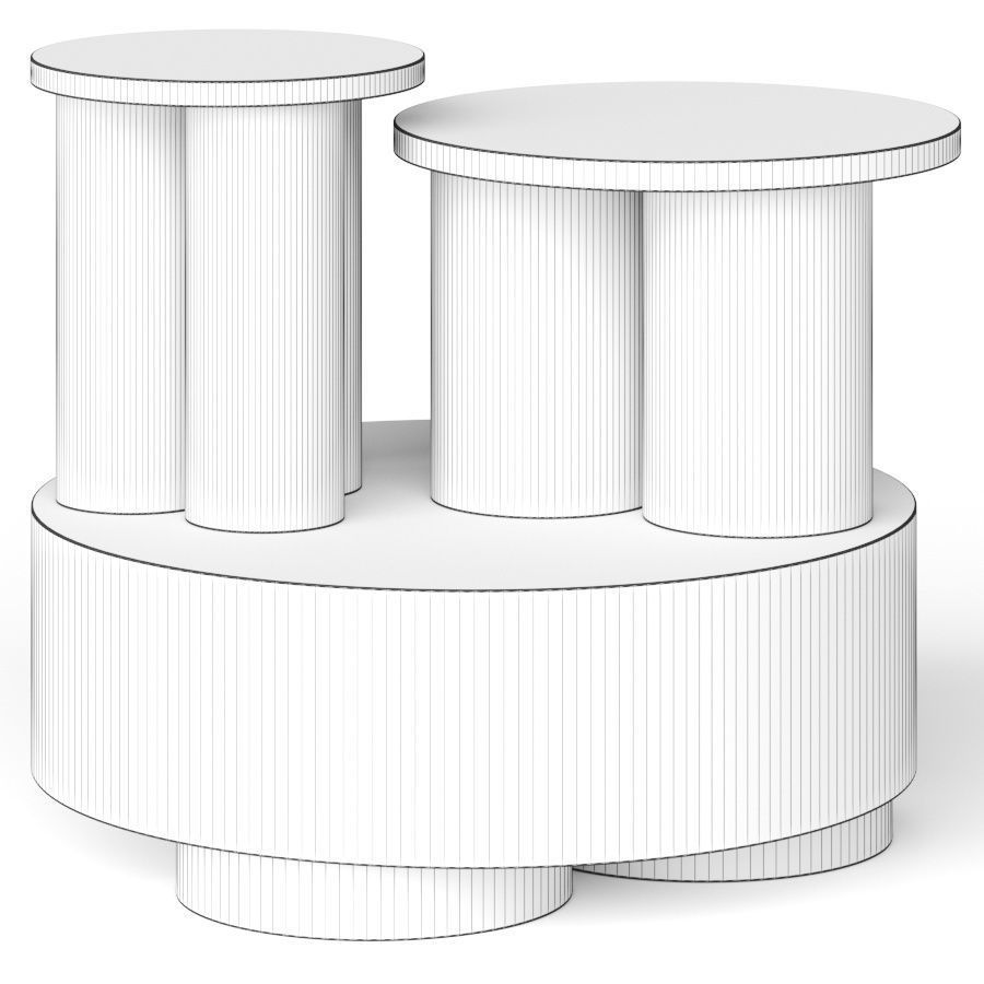 101 Copenhagen Big Foot Coffee Tables 3D model_2