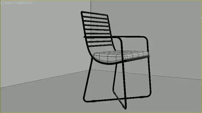 chairs armrests 3D model
