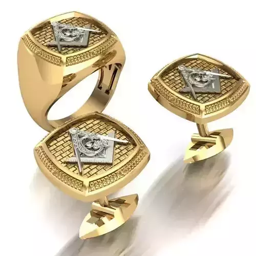 MAN RING and CUFFLINKS