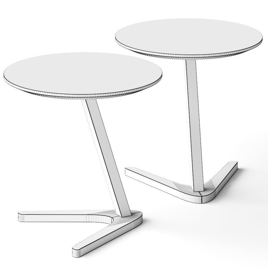 Yyhen Basic Modern Coffee Tables 3D model_1