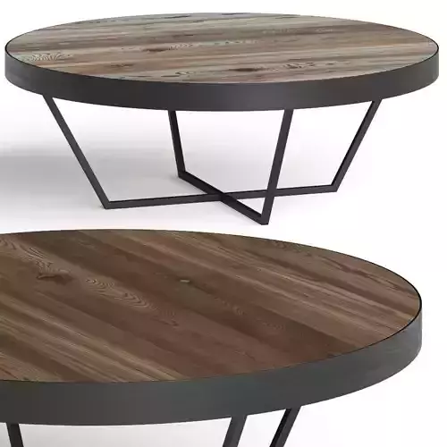 CroftHouseLA Reclaimed Patchwork Design Coffee Tables
