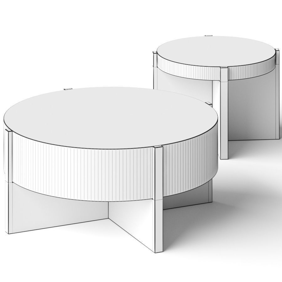 Four Hands Bingham Coffee Tables 3D model_1