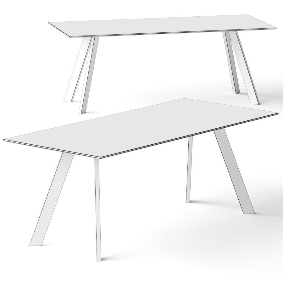 Hay Tisch CPH30 Dining Tables 3D model_1