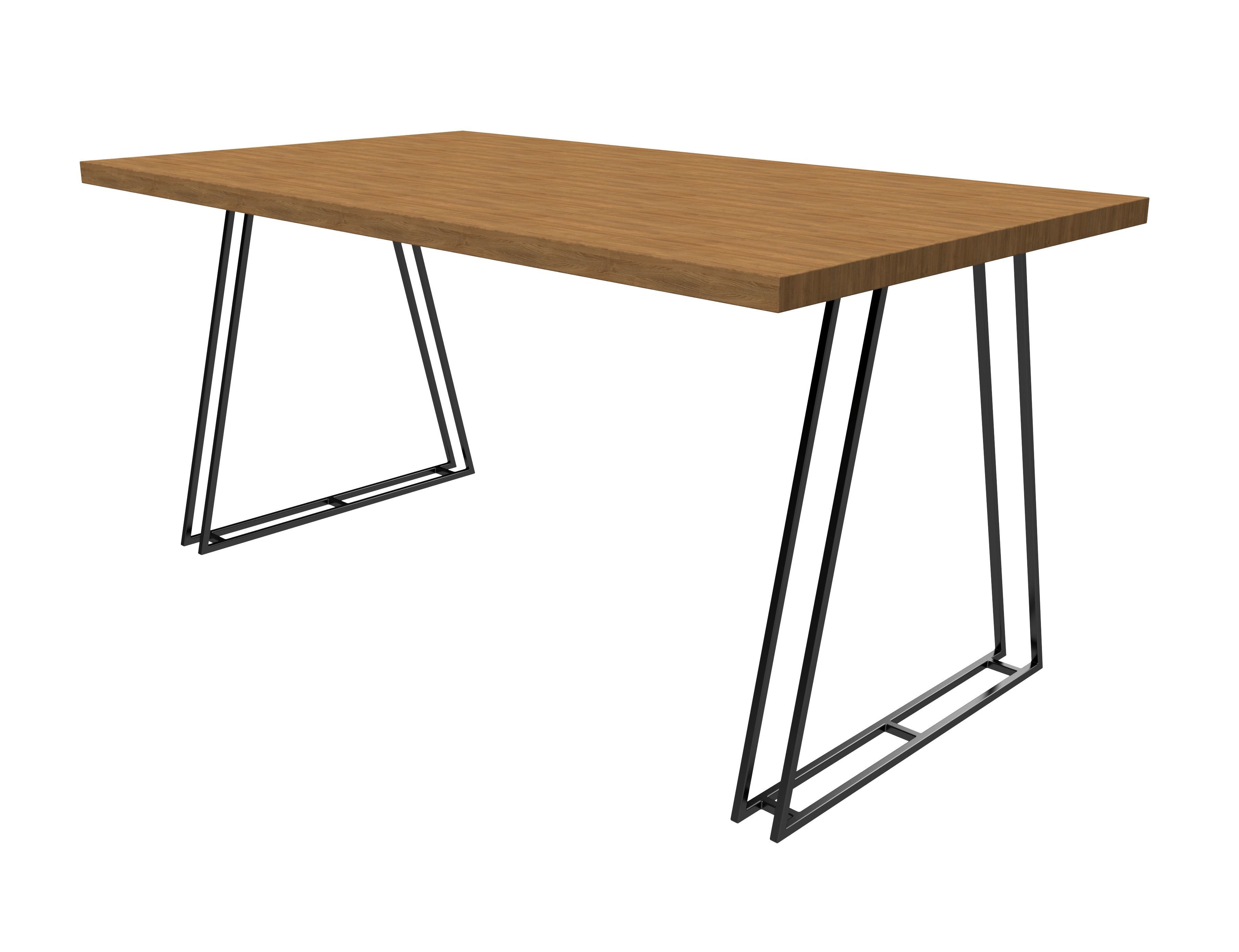 Industrial dinning table modern TYPE 1 3D model_1