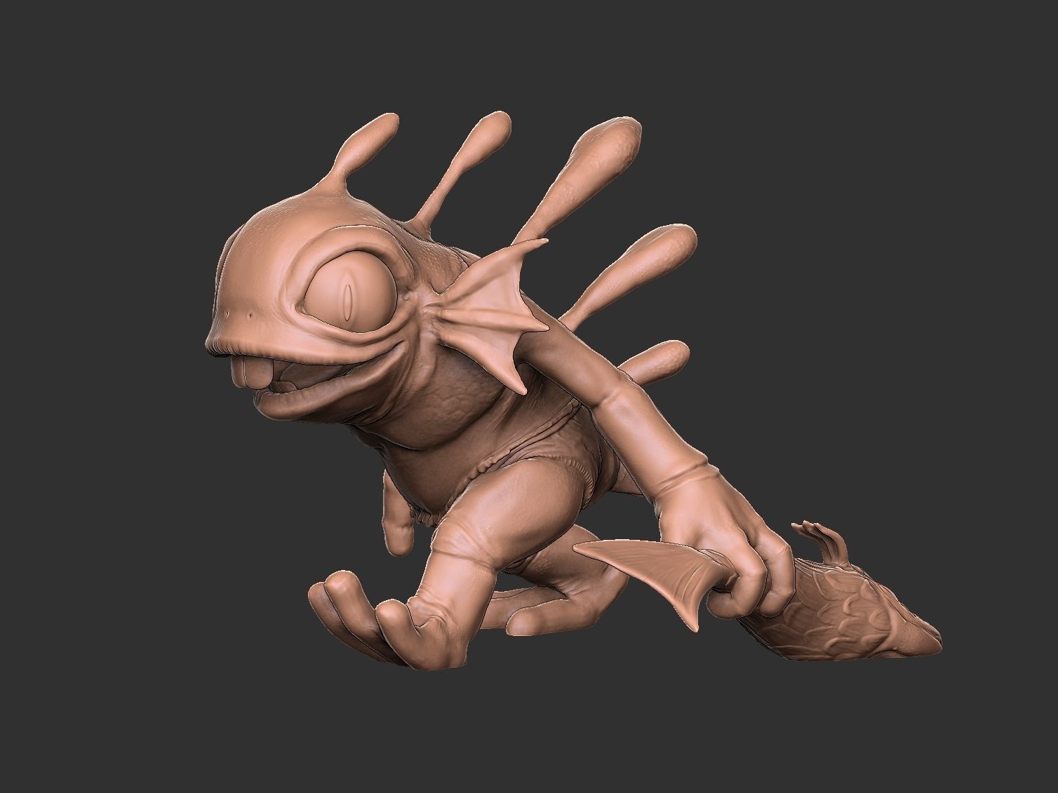 murloc-murky-Heroes of the Storm- 3dprinter 3D print model_2