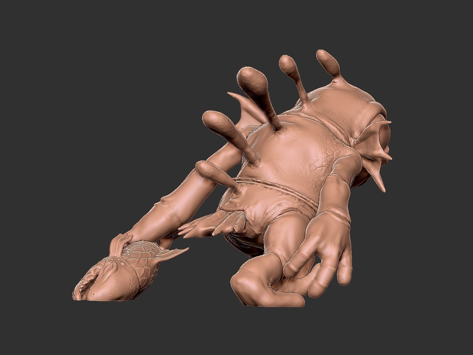 murloc-murky-Heroes of the Storm- 3dprinter 3D print model_1