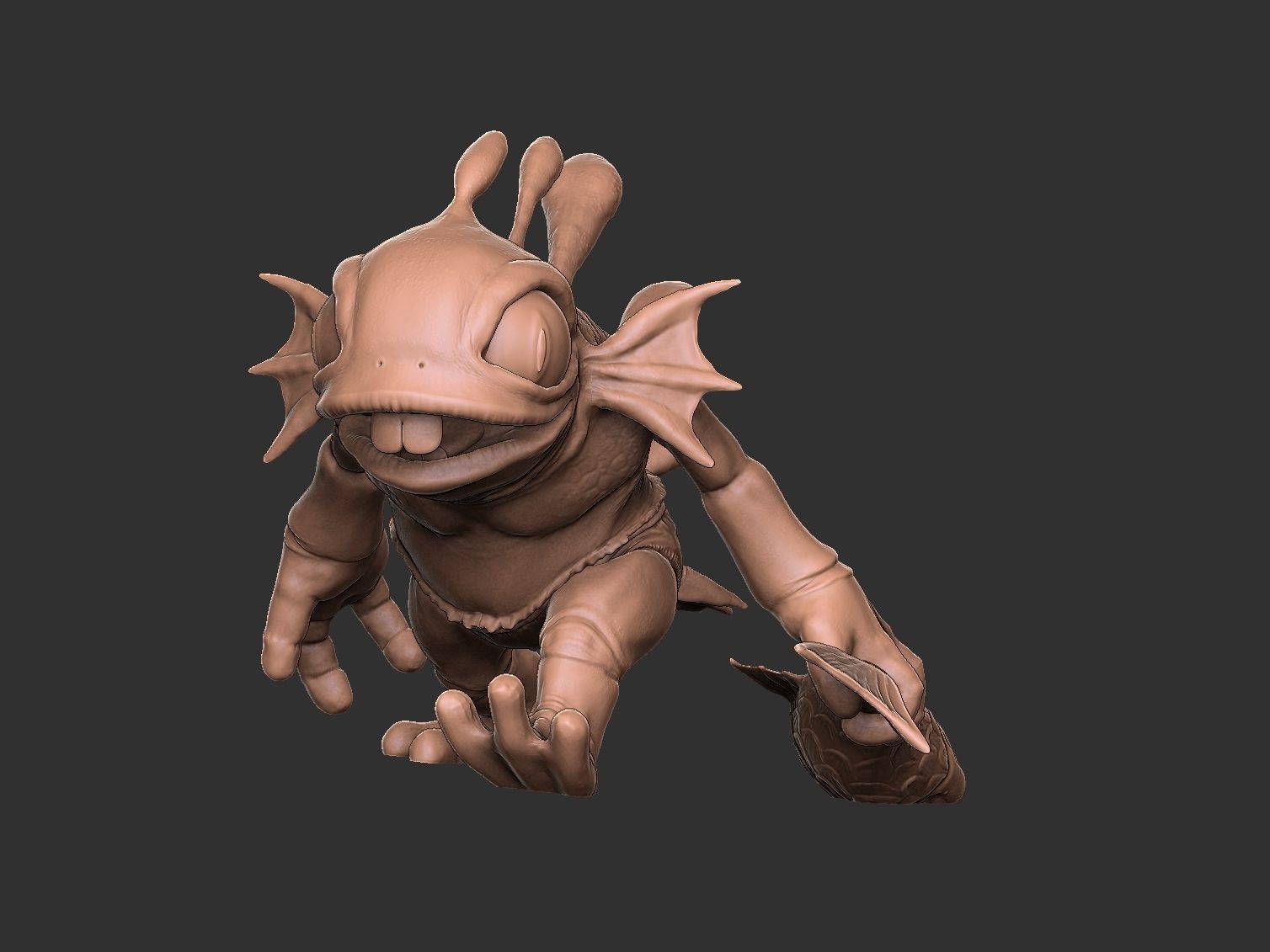 murloc-murky-Heroes of the Storm- 3dprinter 3D print model_3