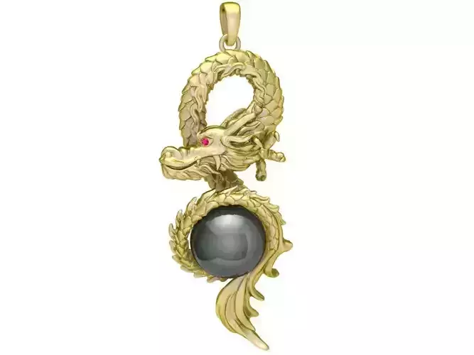 luxury dragon pendant 3049