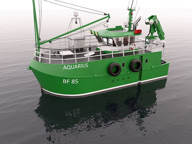 Fishing Trawler Green