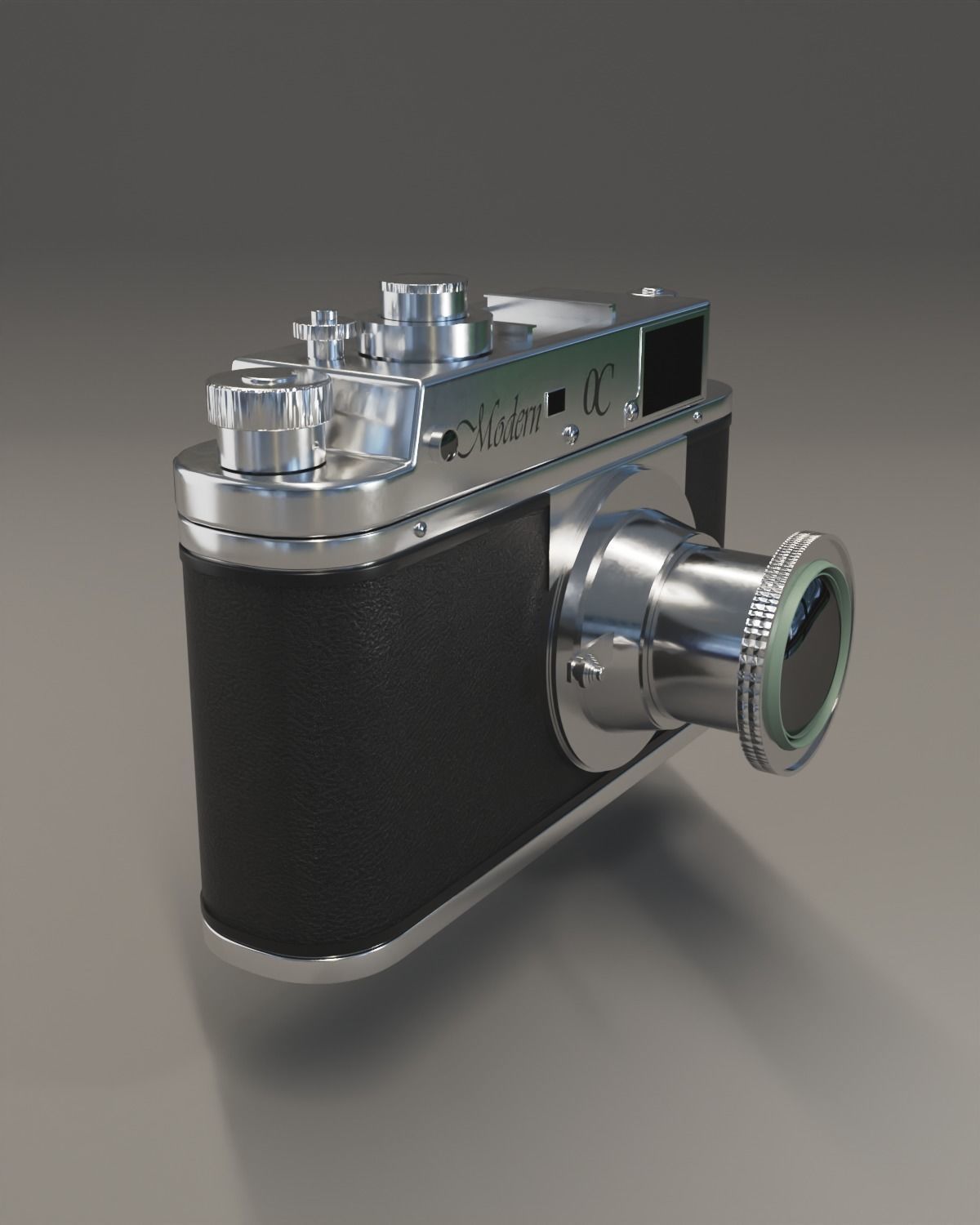 Photorealistic Vintage Camera 3D model_6