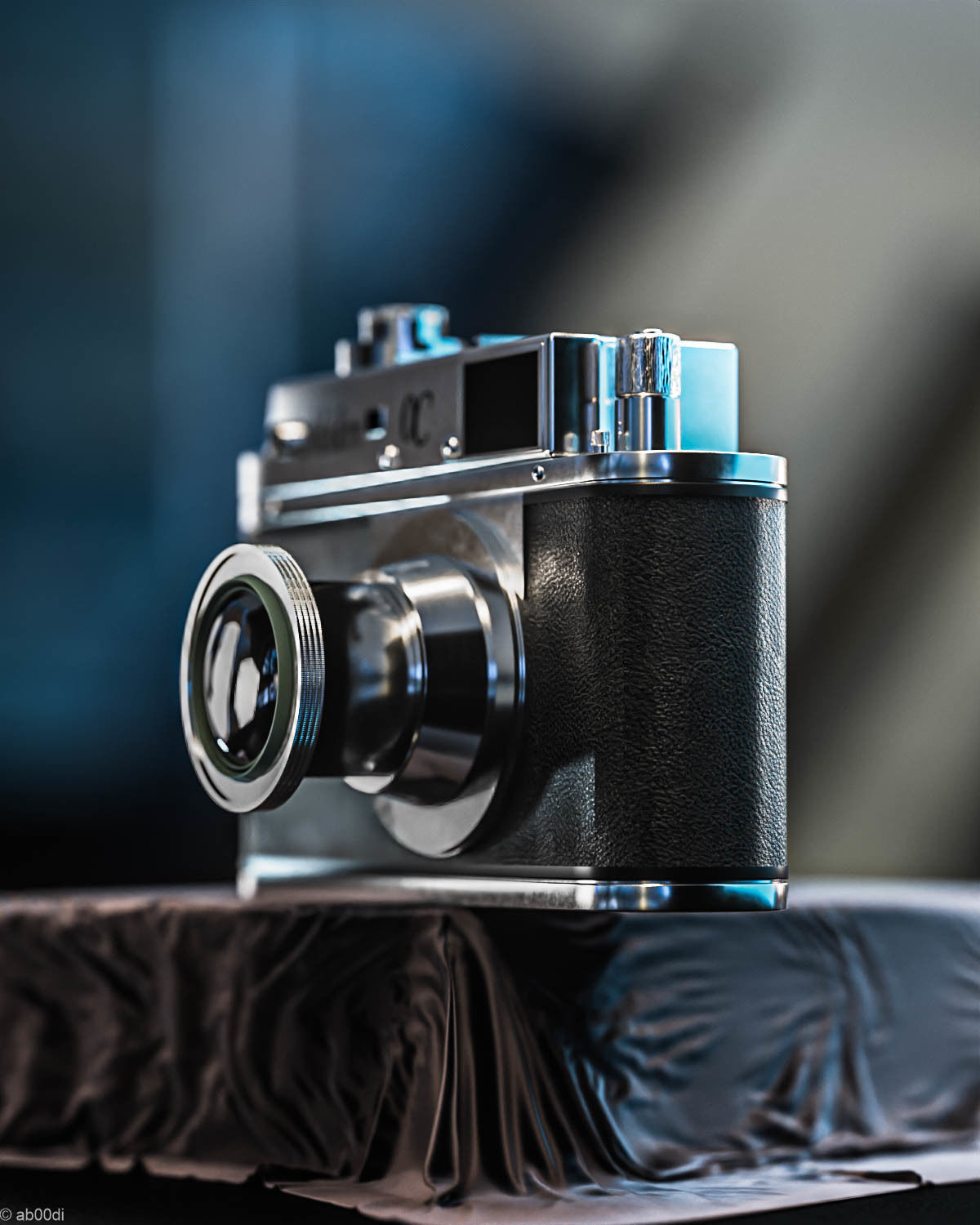 Photorealistic Vintage Camera 3D model_9
