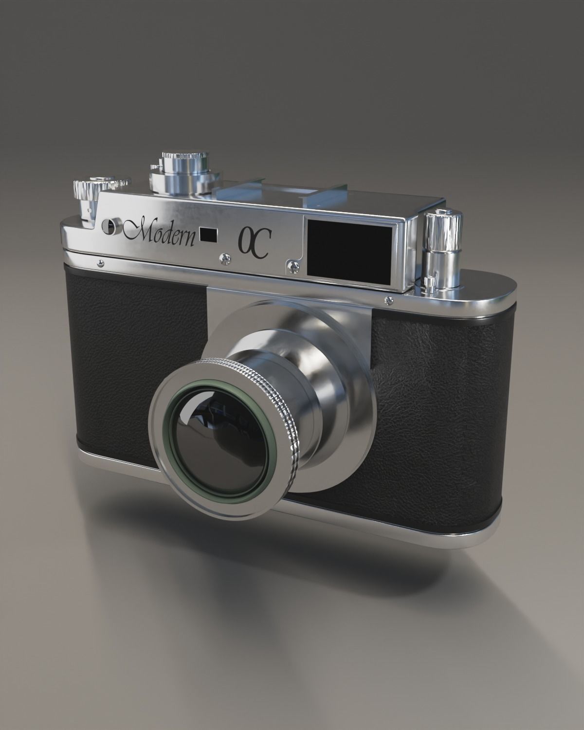 Photorealistic Vintage Camera 3D model_2