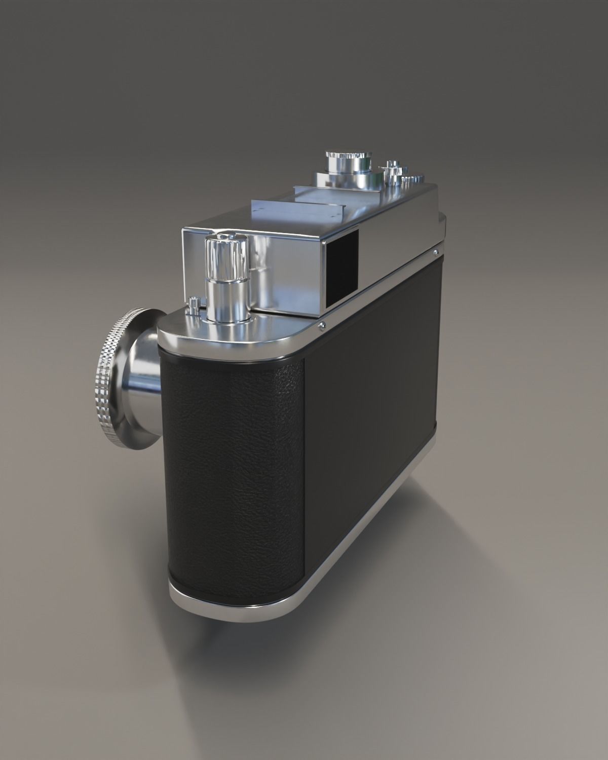 Photorealistic Vintage Camera 3D model_4