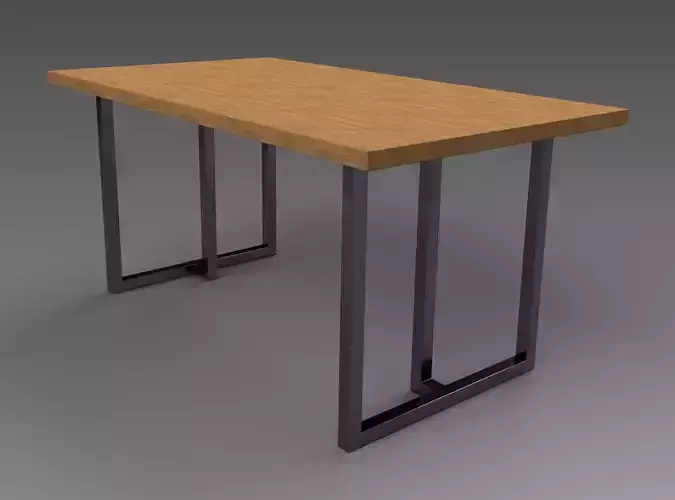 Industrial dining table modern TYPE 7