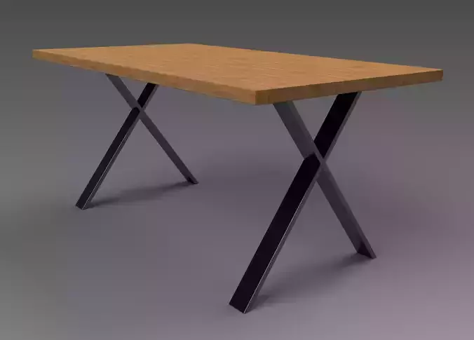 Industrial dining table modern TYPE 8