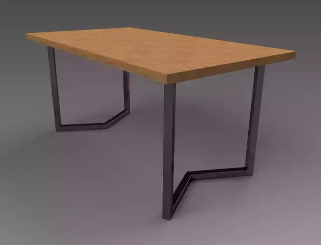 Industrial dining table modern TYPE 10