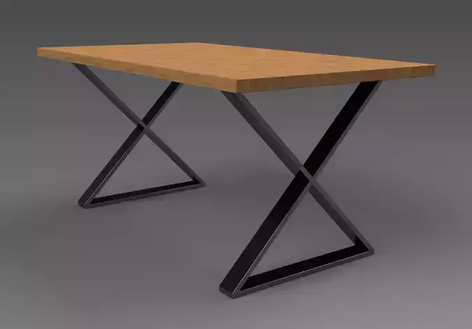 Industrial dining table modern TYPE 13