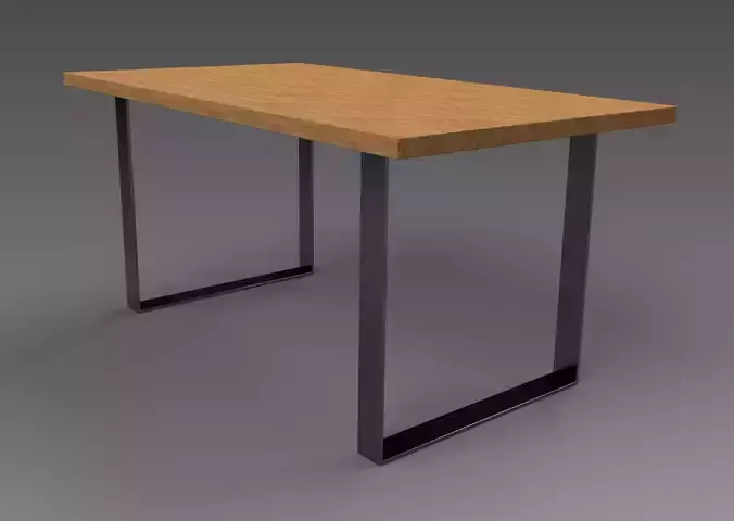 Industrial dining table modern TYPE 17