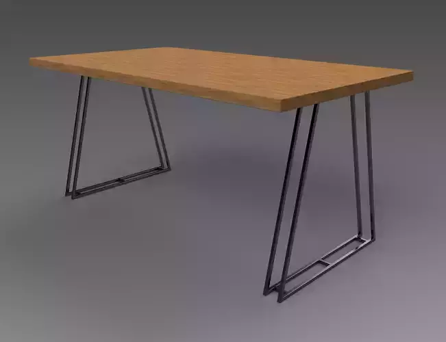 DISCOUNTED pack of 10 models Industrial dining tables modern  3D model