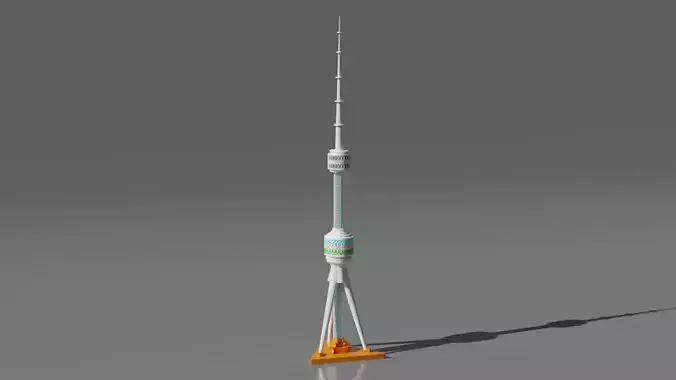 Tashkent TV Tower 3Dmodel