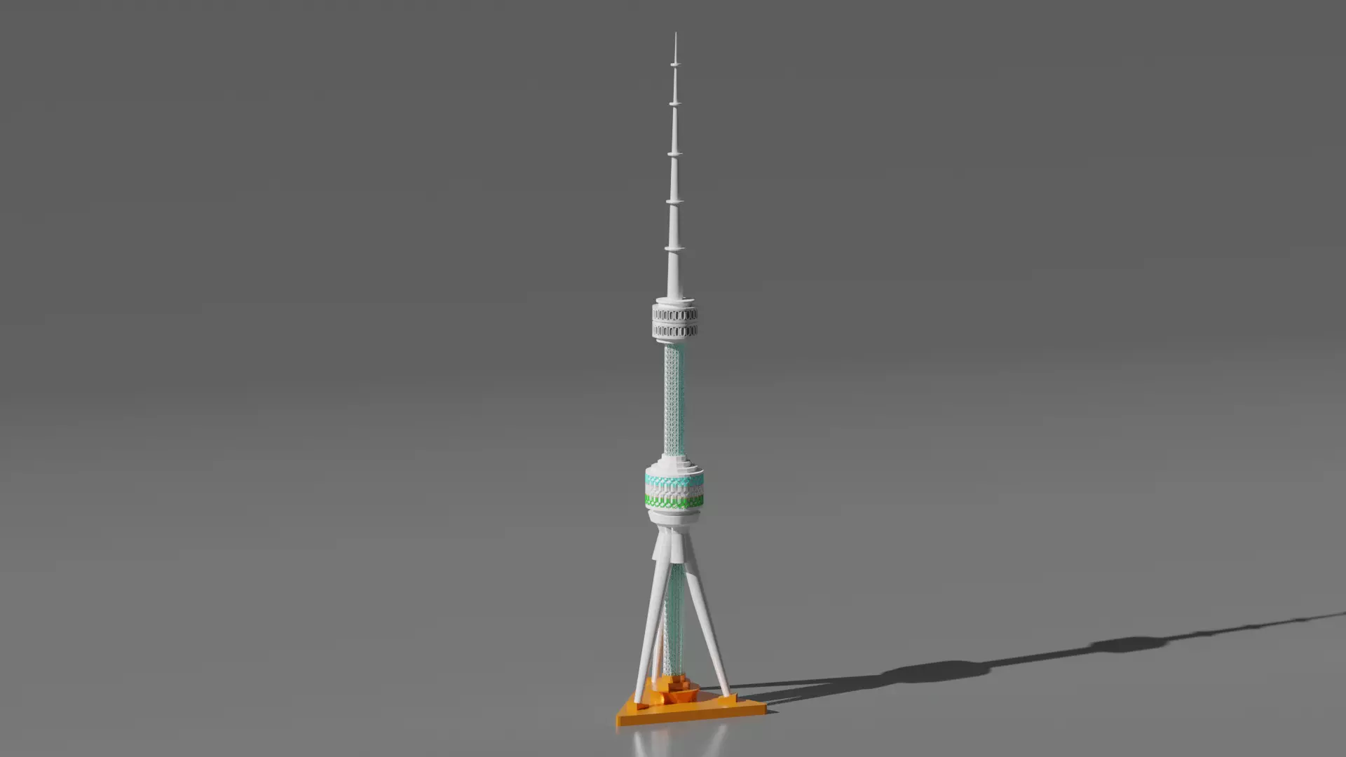 Tashkent TV Tower 3Dmodel 3D print model