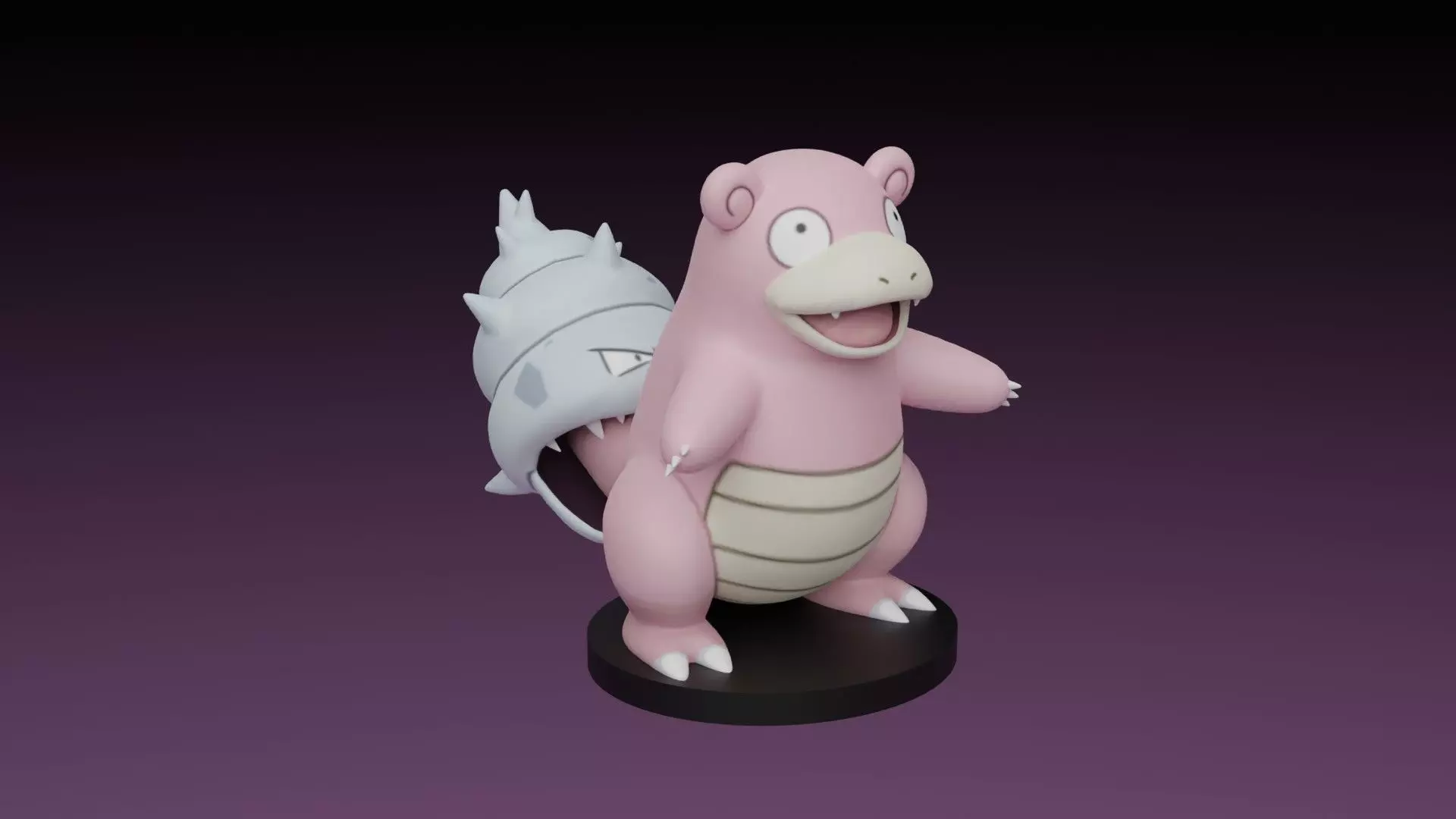 pokemon slowbro 3D print model_0