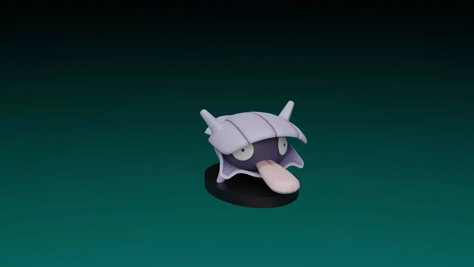 pokemon shellder 3D print model_0