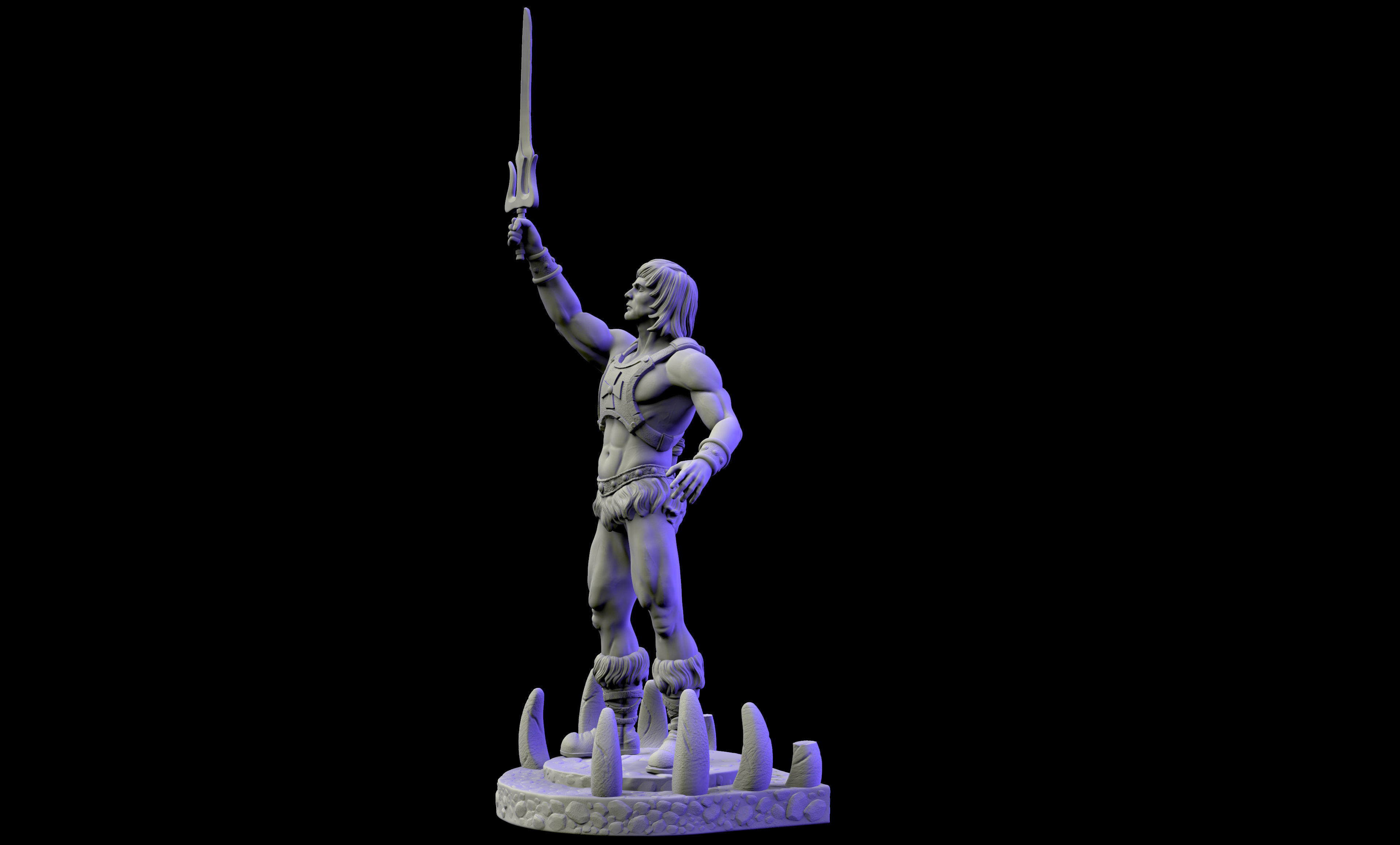 He Man Fan Art 3D print model_3
