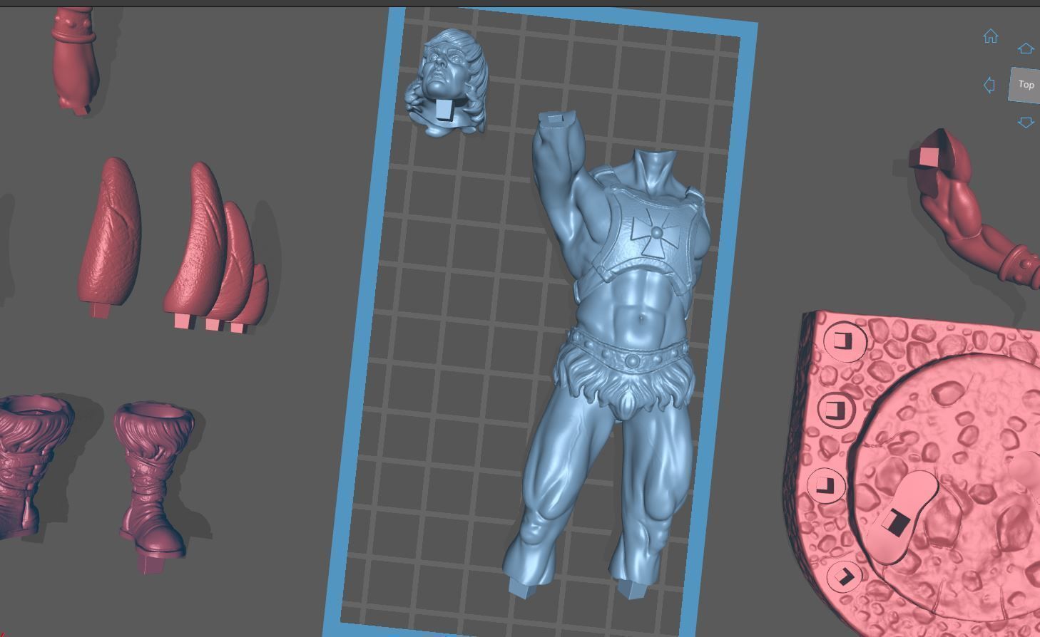 He Man Fan Art 3D print model_10