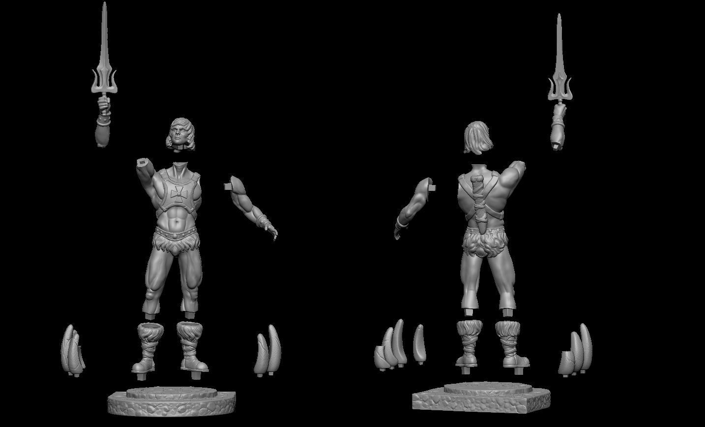 He Man Fan Art 3D print model_7
