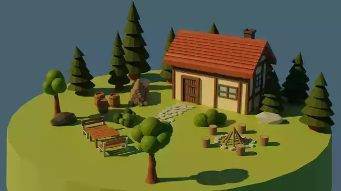 Low Poly Garden 