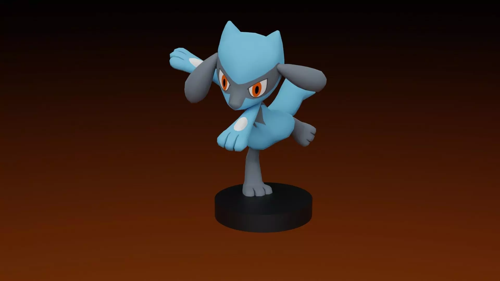 pokemon riolu 3D print model_0