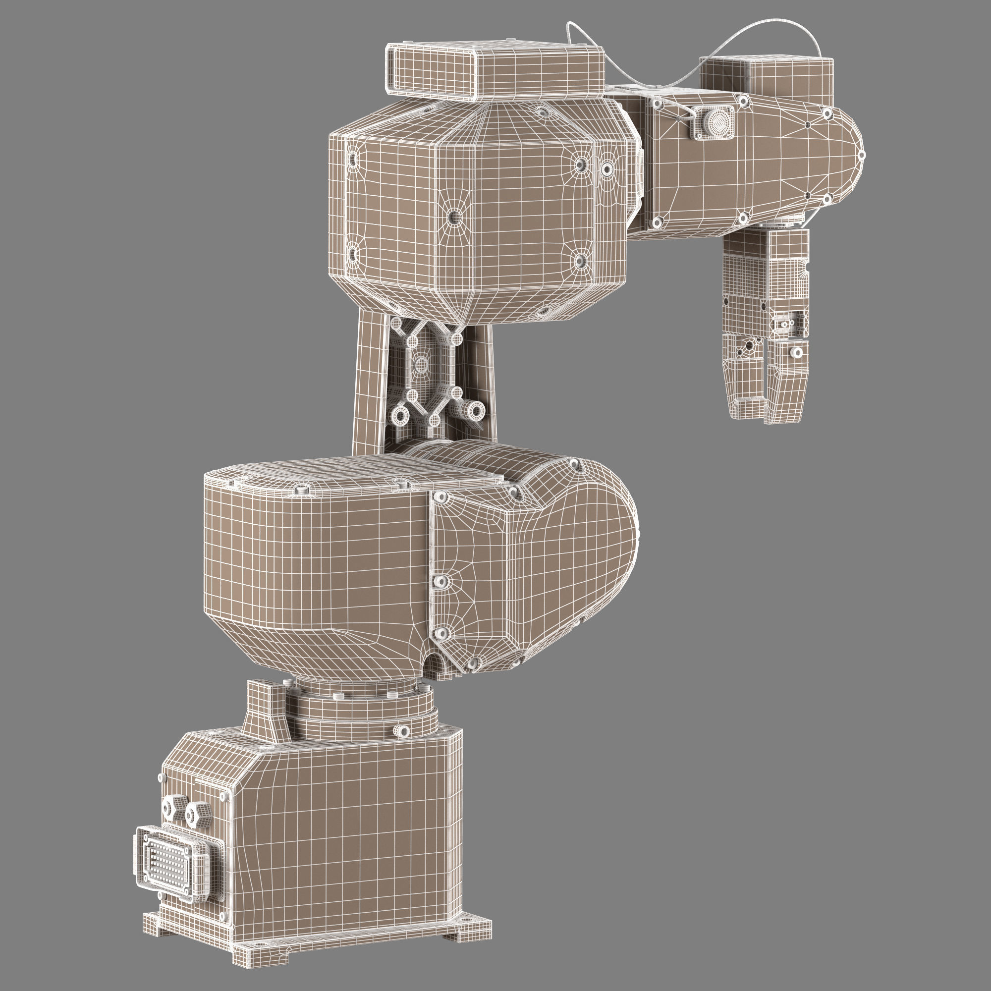 Industrial Robot FANUC LR Mate 200iB 3D model 3D model_11