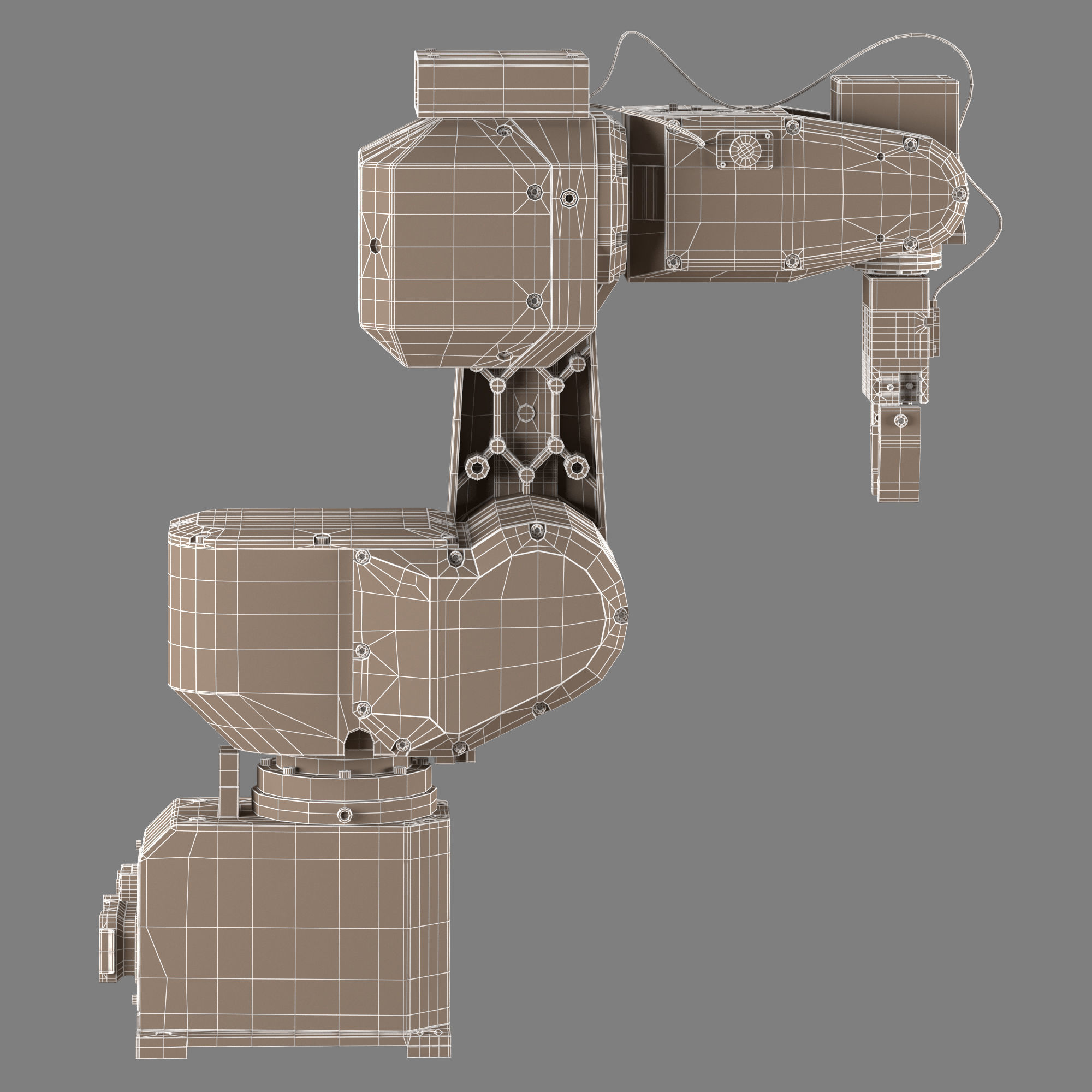 Industrial Robot FANUC LR Mate 200iB 3D model 3D model_8