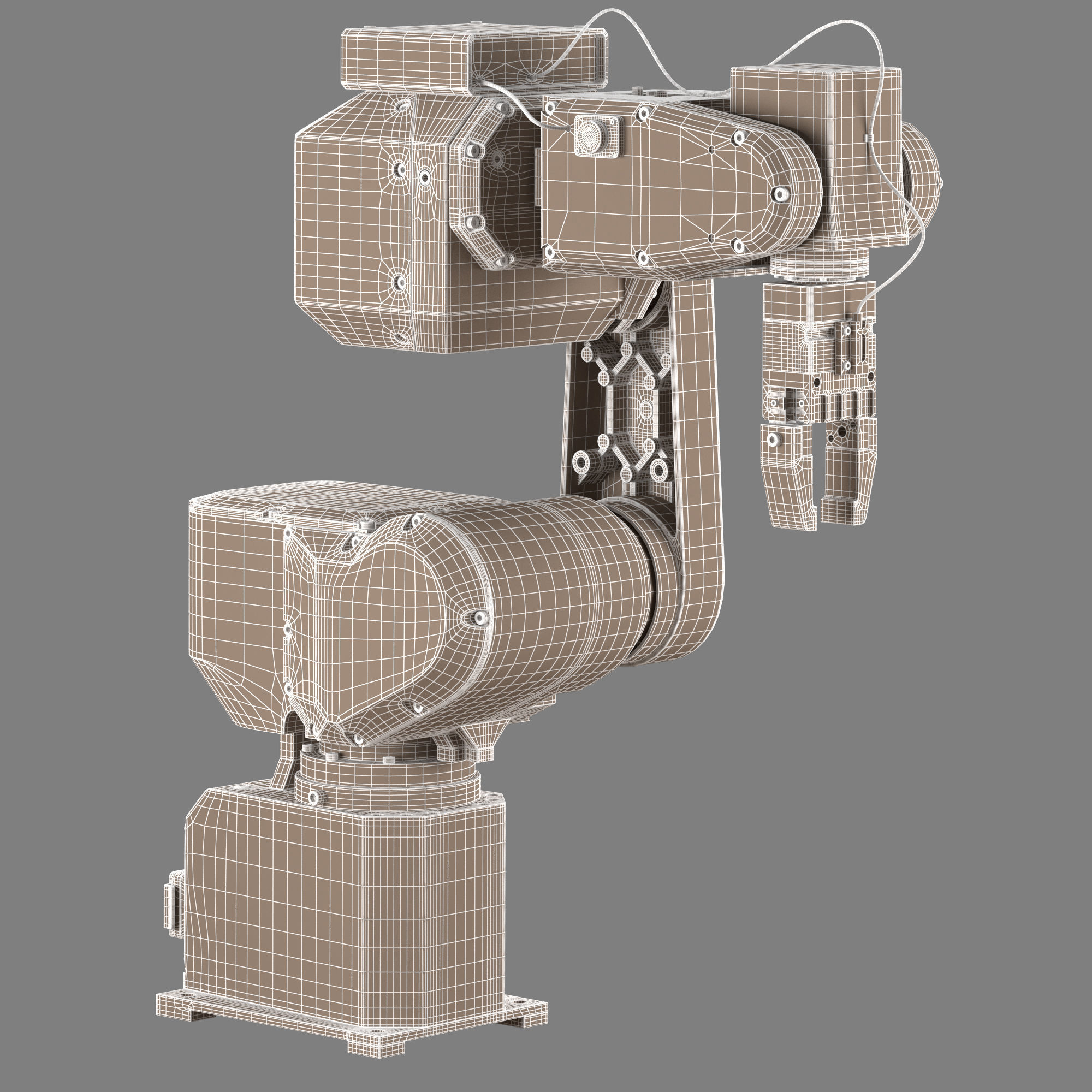 Industrial Robot FANUC LR Mate 200iB 3D model 3D model_7