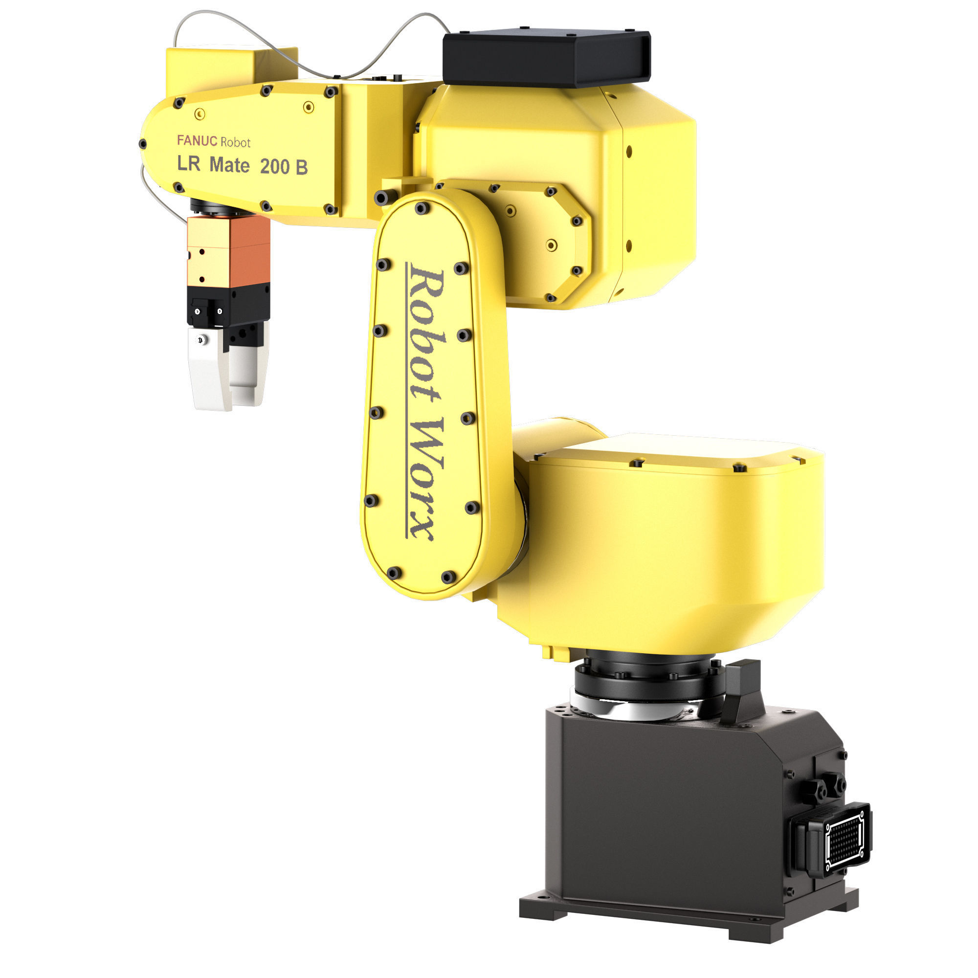 Industrial Robot FANUC LR Mate 200iB 3D model 3D model_2