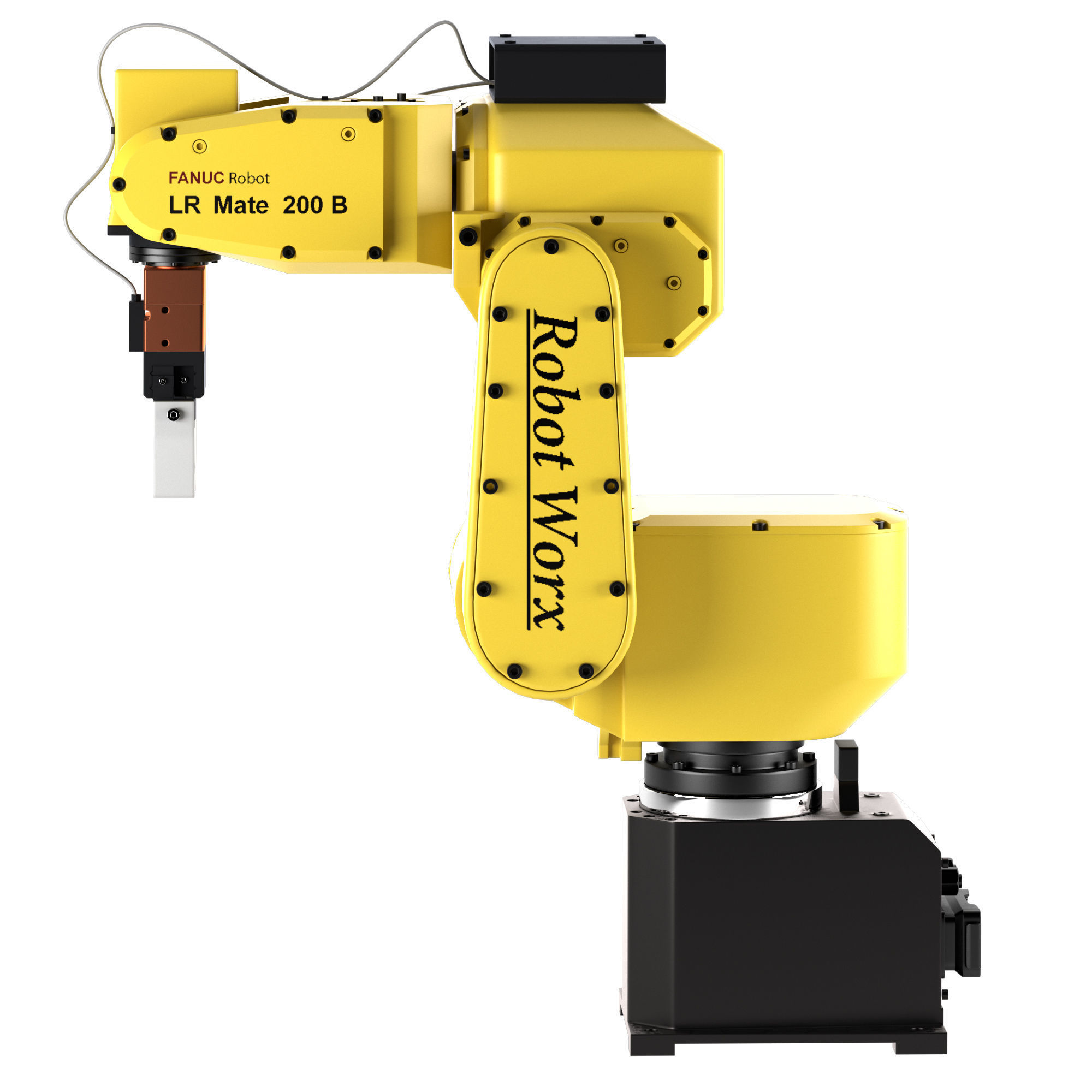 Industrial Robot FANUC LR Mate 200iB 3D model 3D model_1