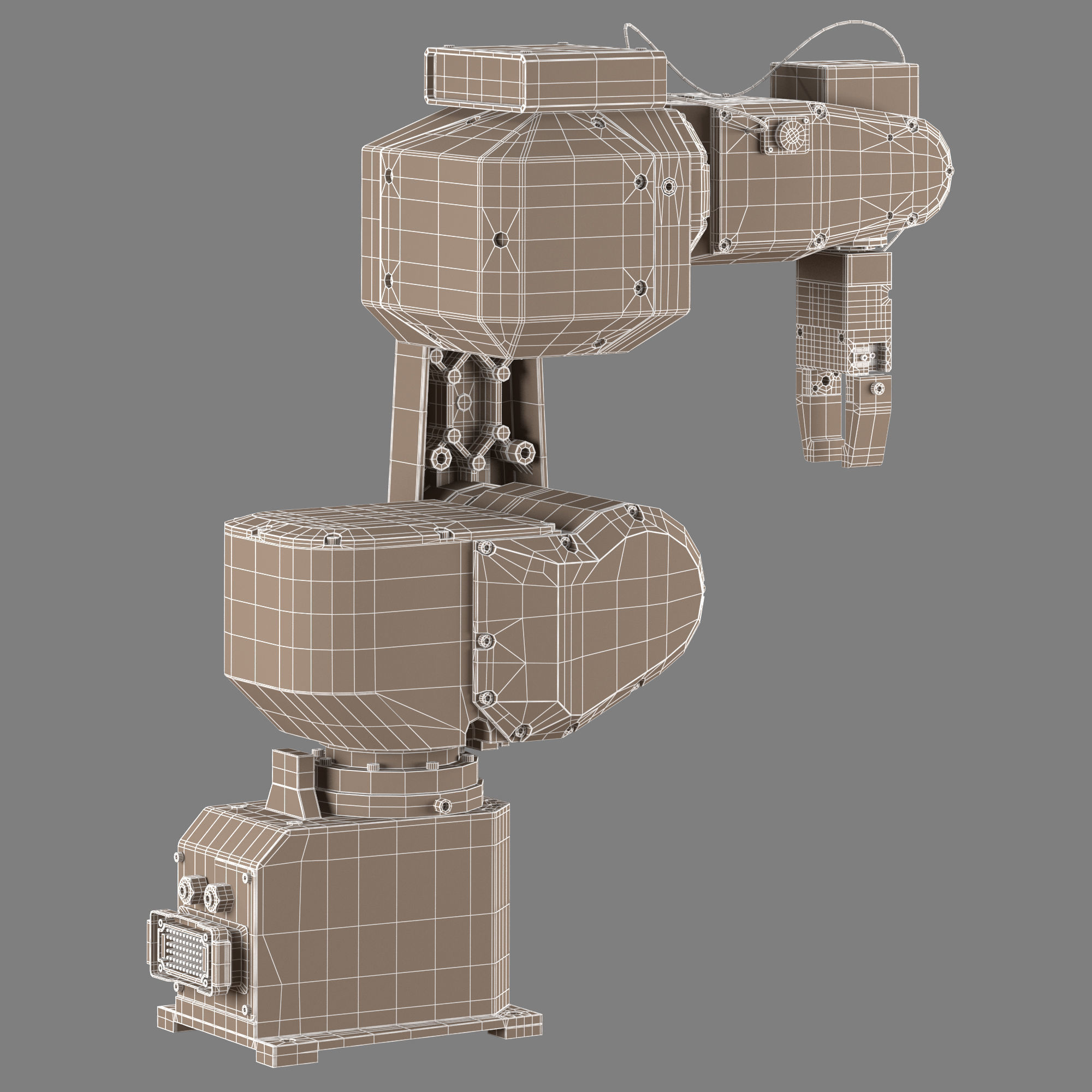 Industrial Robot FANUC LR Mate 200iB 3D model 3D model_10