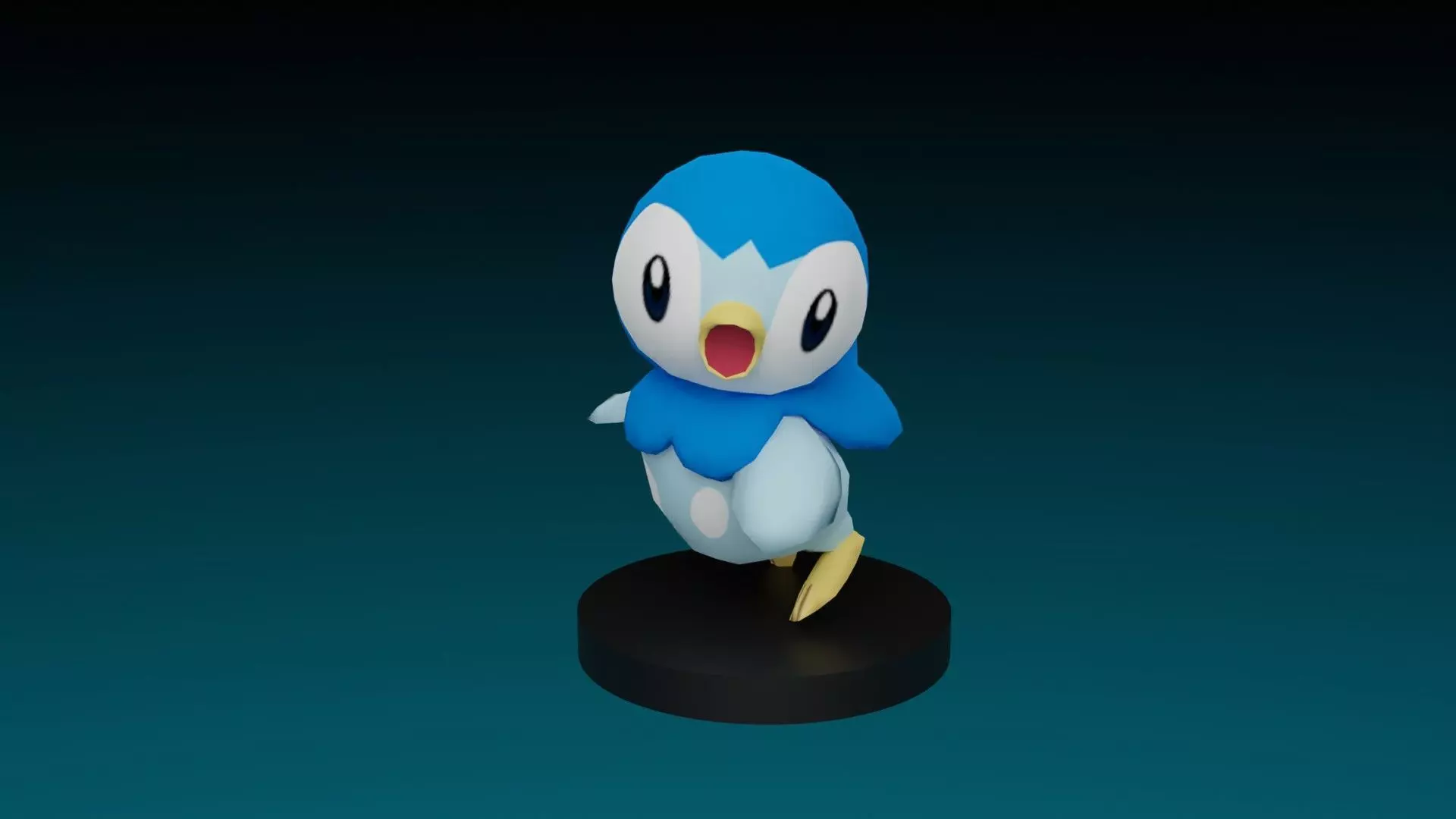 pokemon piplup 3D print model_0