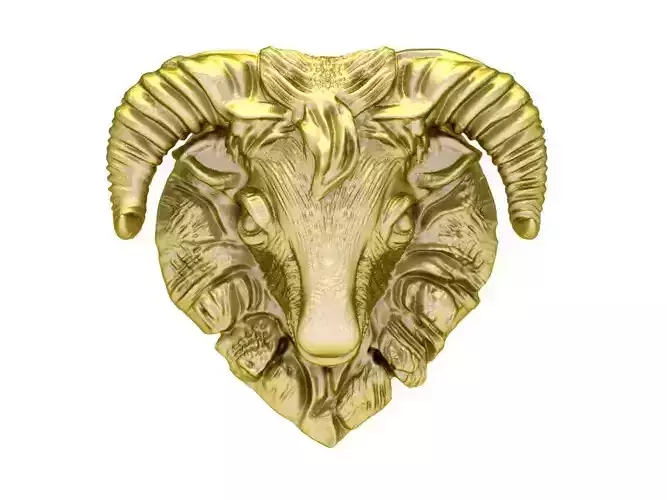 head goat for jewelry 3052