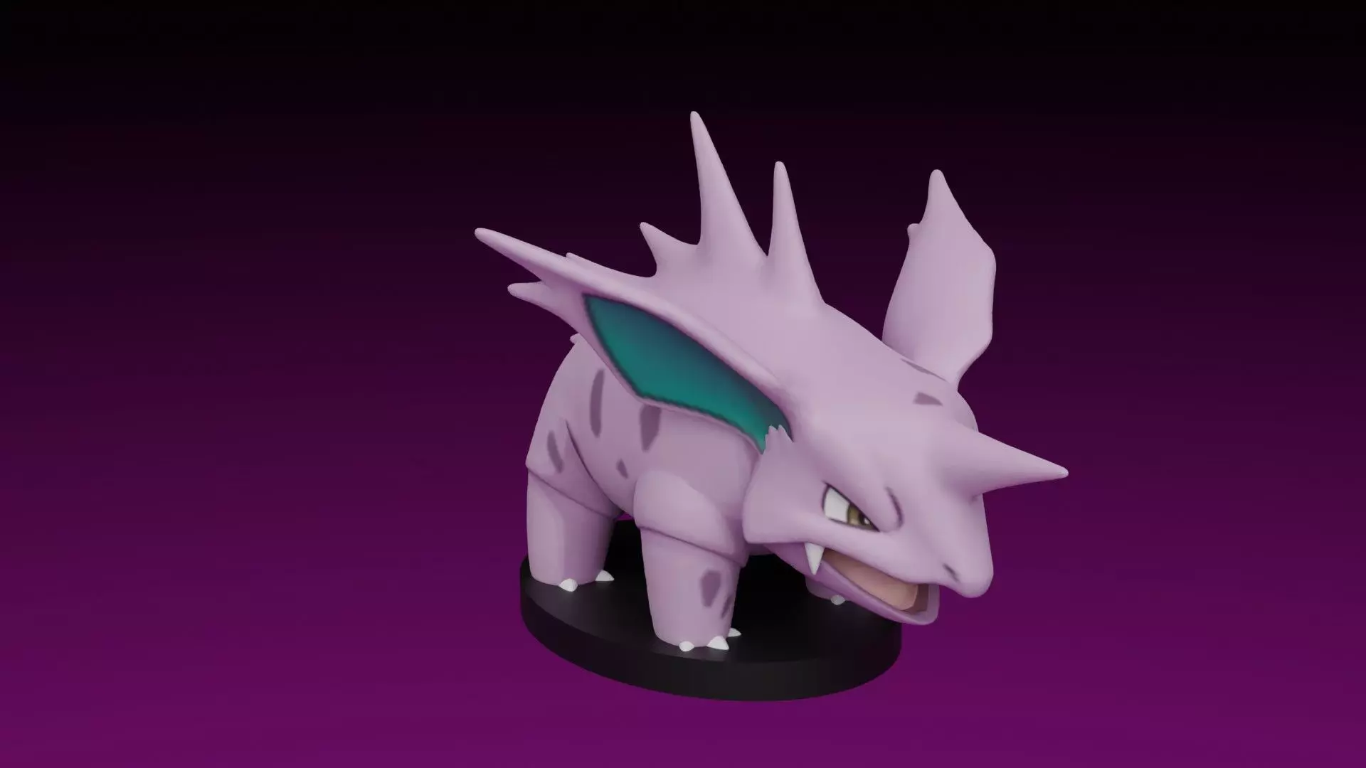 pokemon nidorino 3D print model_0
