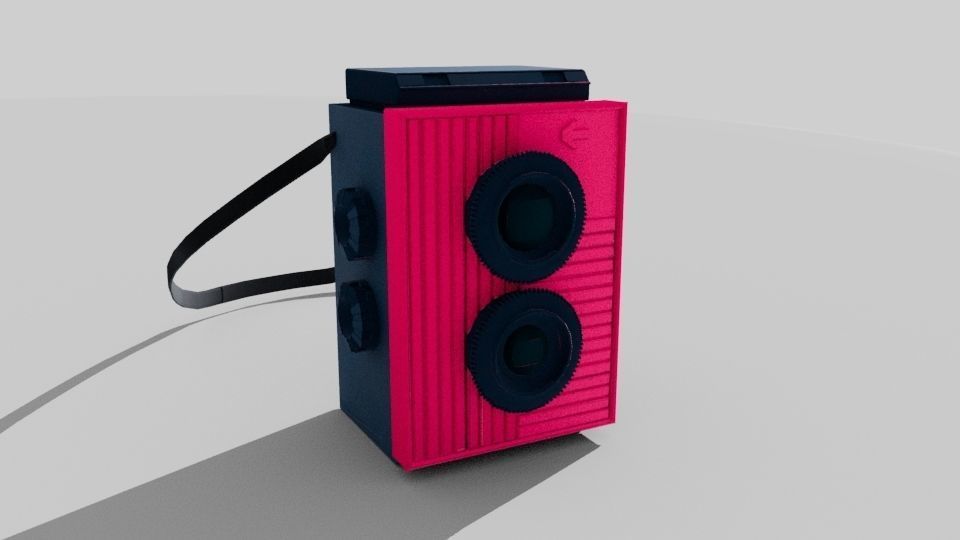 camera decade Free 3D model_1