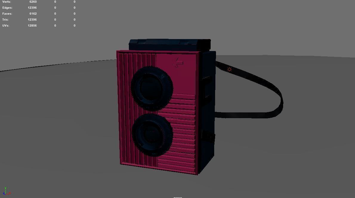 camera decade Free 3D model_4