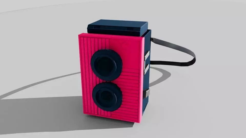 camera decade Free 3D model_0