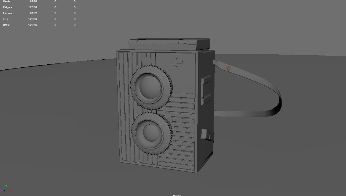 camera decade Free 3D model_5