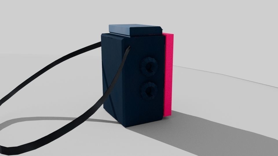 camera decade Free 3D model_2