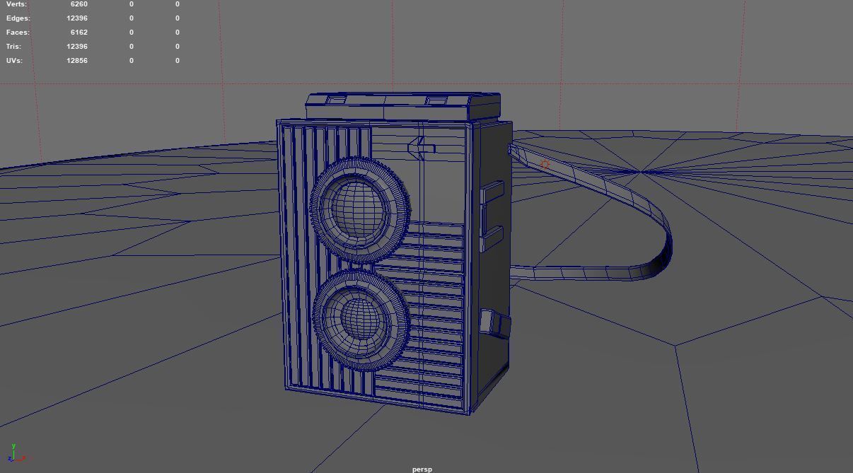 camera decade Free 3D model_6