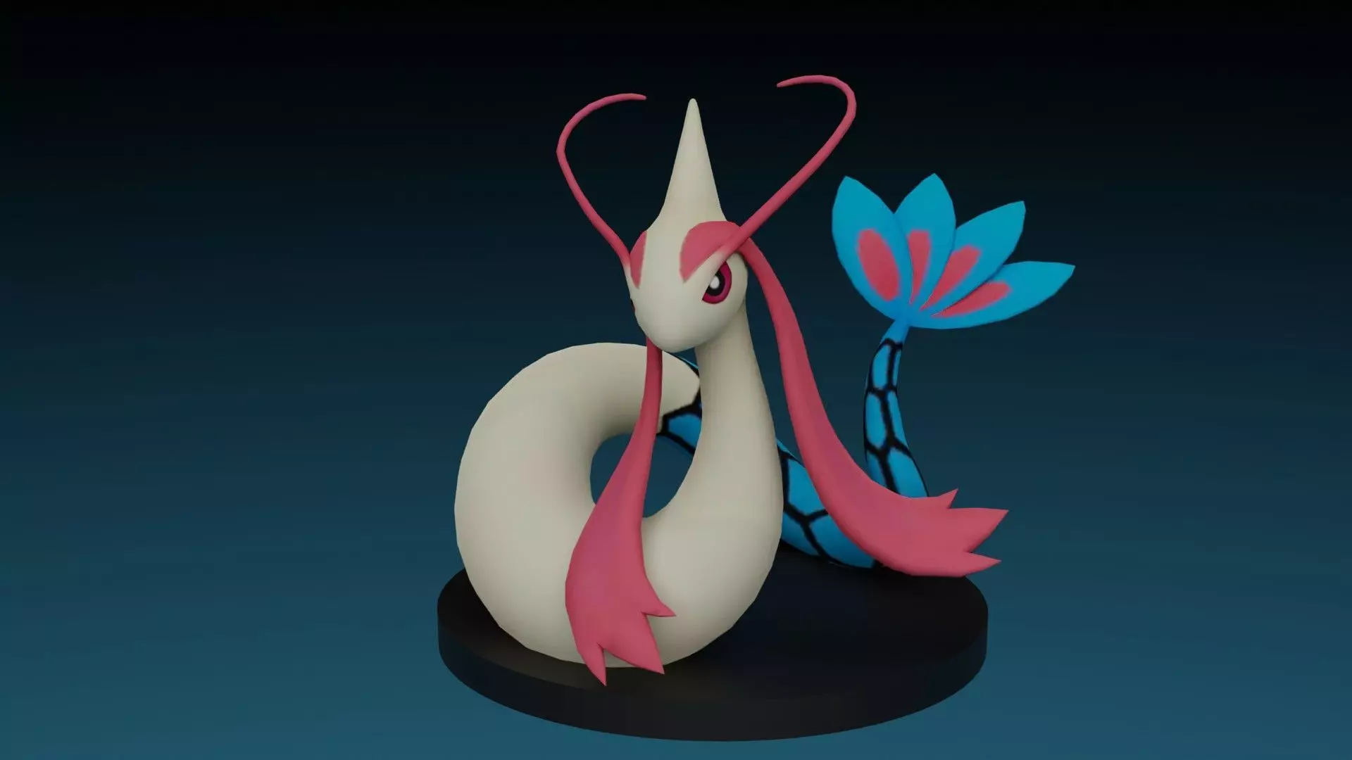 pokemon milotic 3D print model